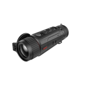 A black thermal monocular with a textured grip, side buttons, and a small Vista brand logo.