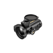 A black thermal clip-on with a large objective lens, adjustment dials, and a circular lens cover. The brand name 'MATE Ultra' is printed in gold on the side of the scope.