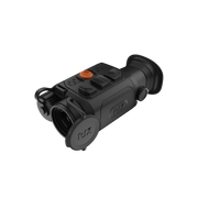 A black Rix thermal imaging scope with a textured eyepiece and control buttons, shown at an angle.