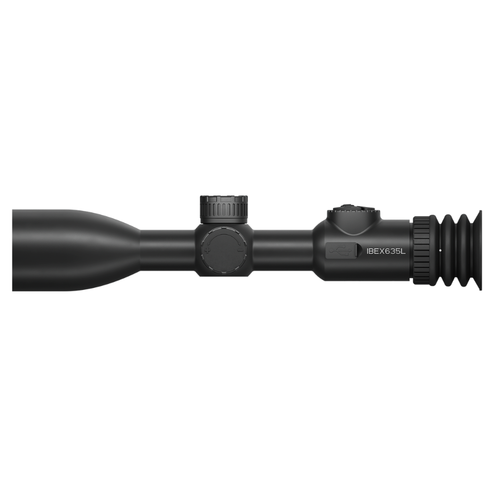 Black rifle scope