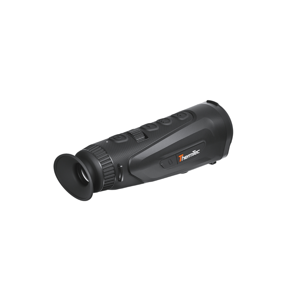 A black thermal monocular , identified as a Cyclops 635l 3.0