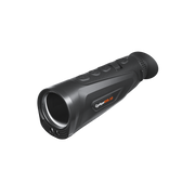 A black thermal monocular , identified as a Cyclops 635l 3.0, shown at a three-quarter angle.